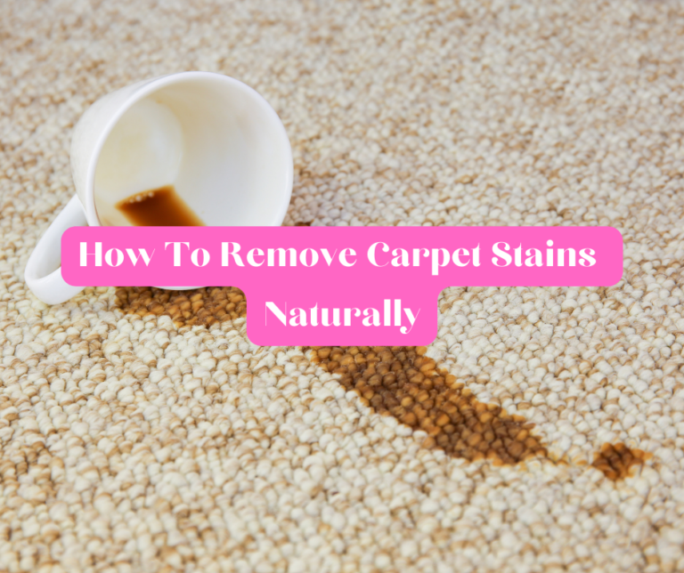 How To Remove Carpet Stains Naturally