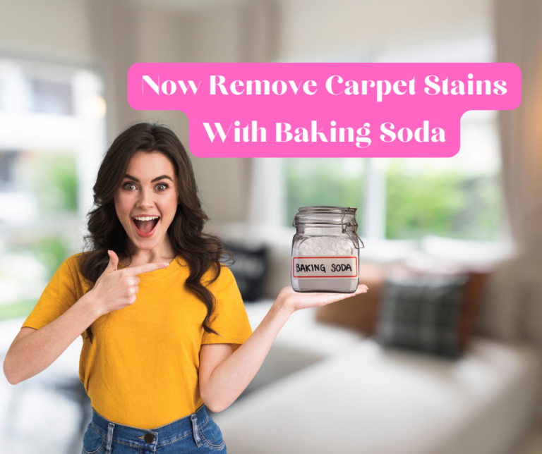 How To Remove Carpet Stains With Baking Soda