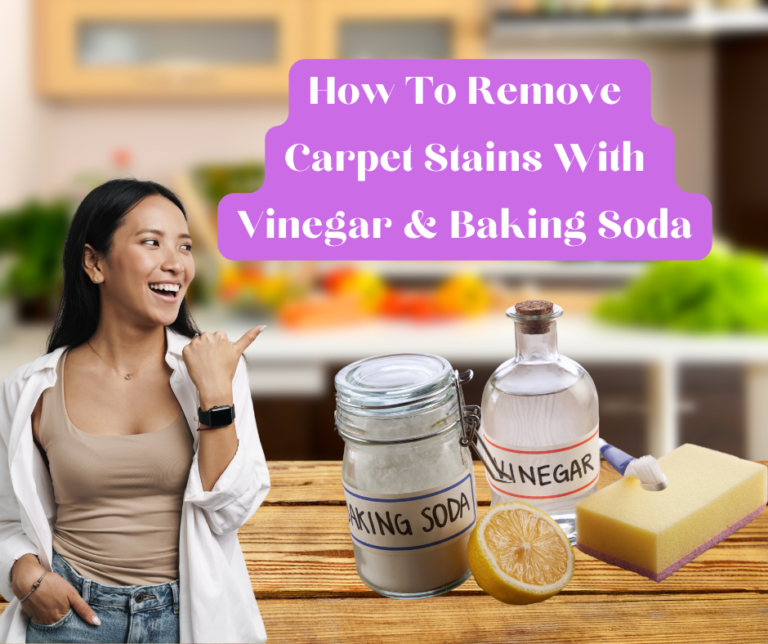 How To Remove Carpet Stains With Vinegar and Baking Soda